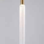 Solara Lampe à suspension en cristal cylindrique Cipher contemporaine - Neutralighting