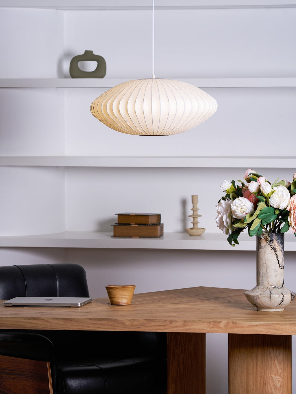 Nebula Lampe Suspendue en Soie de Mûrier Boule - Neutralighting