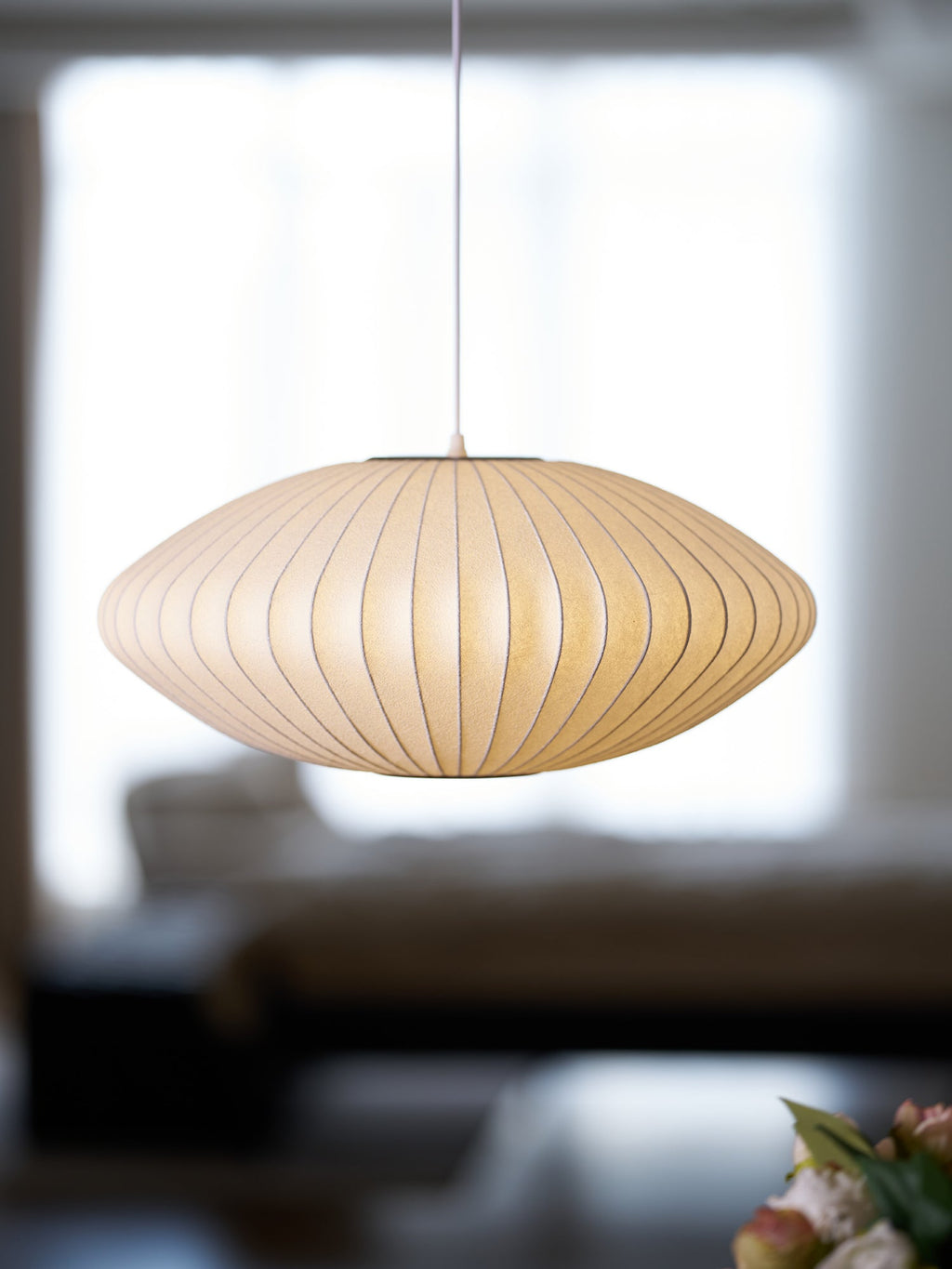 Nebula Lampe Suspendue en Soie de Mûrier Boule - Neutralighting