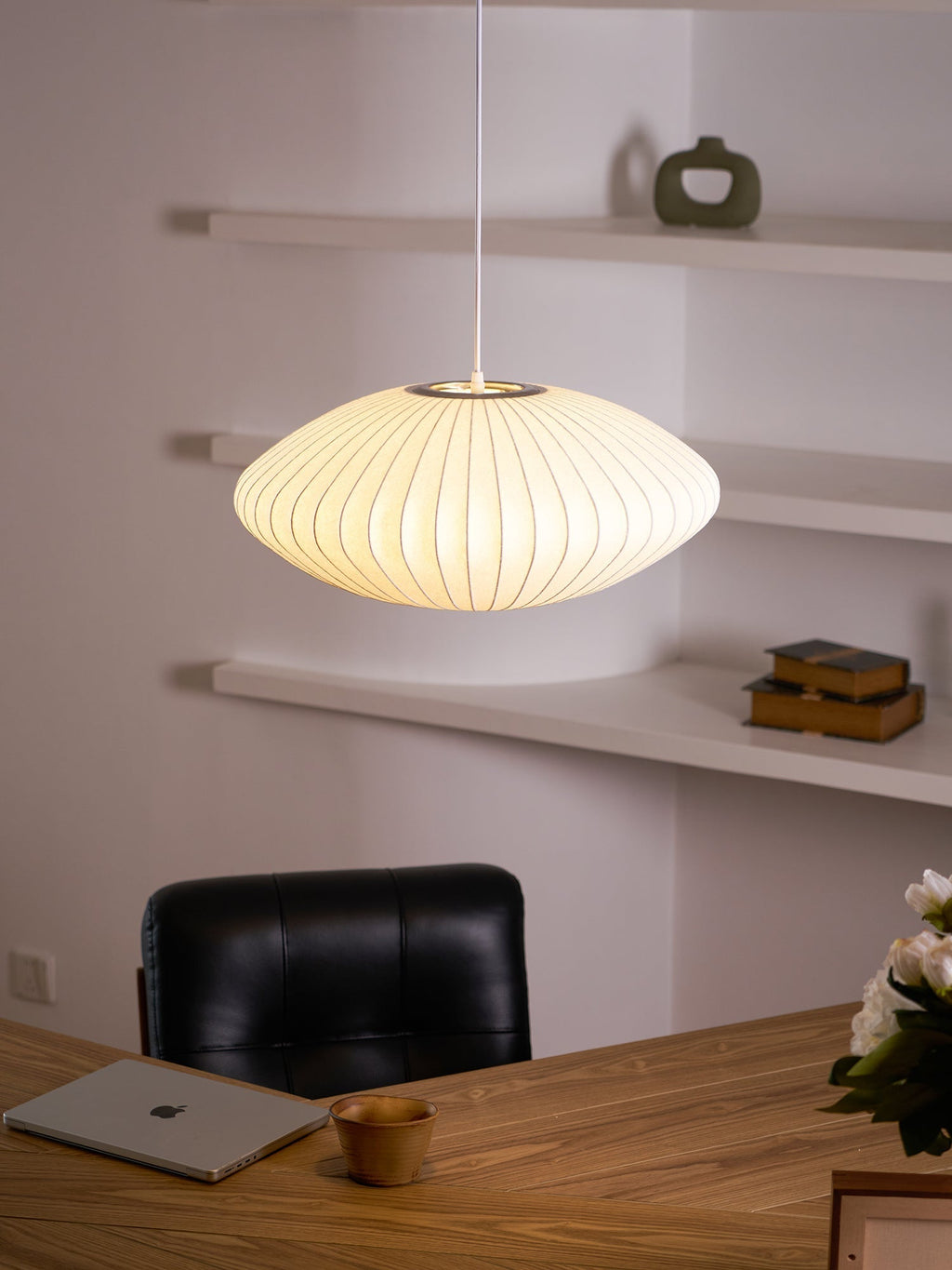 Nebula Lampe Suspendue en Soie de Mûrier Boule - Neutralighting