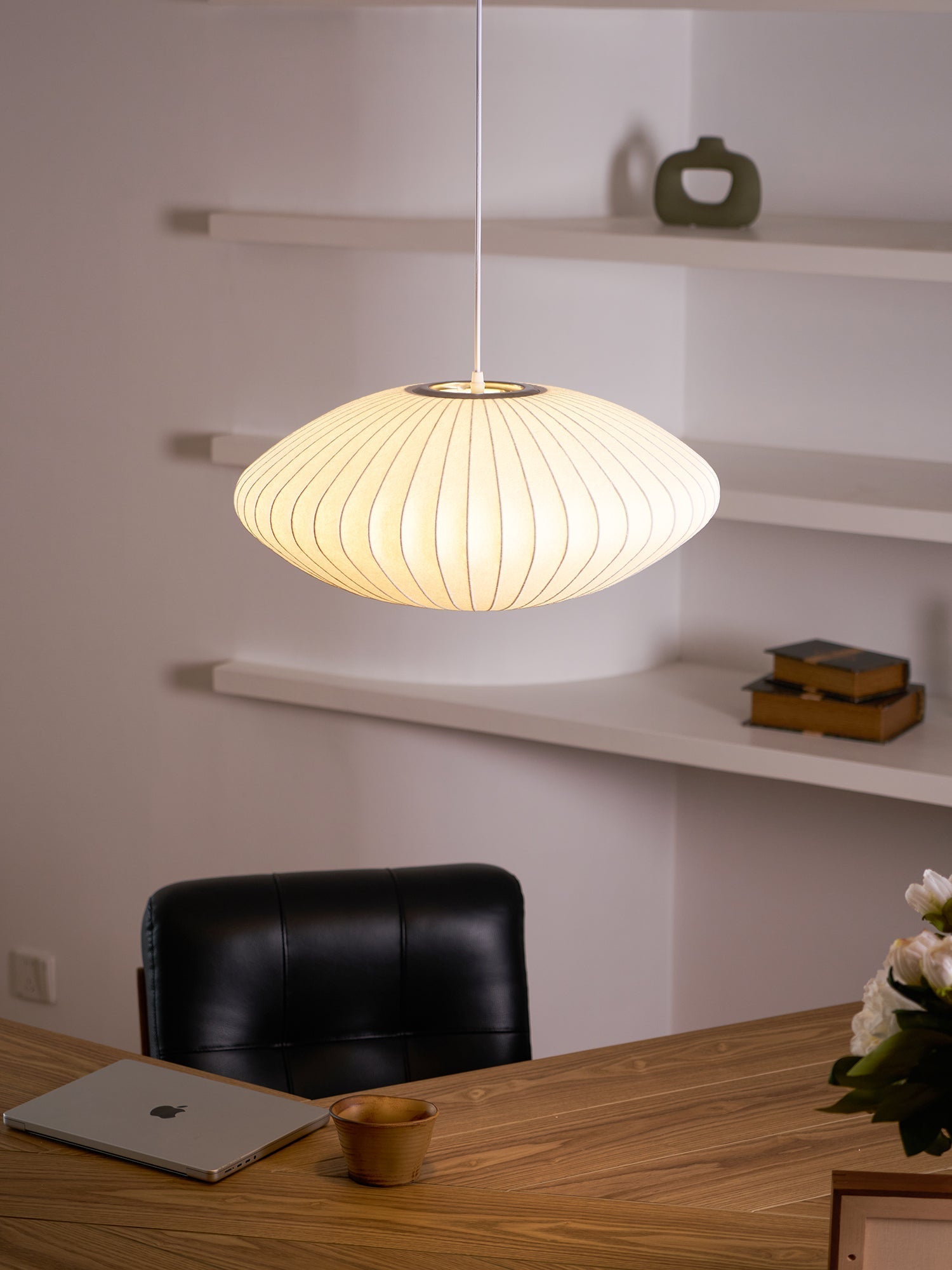 Nebula Lampe Suspendue en Soie de Mûrier Boule - Neutralighting