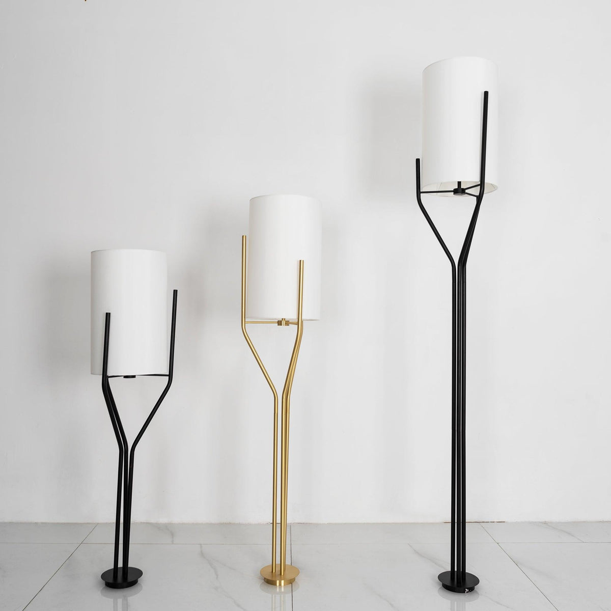 Lustra Chandelier LED 3-Lumières Laiton Moderne - Neutralighting