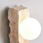 Obrio Applique Murale en Travertin - Neutralighting
