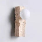 Obrio Applique Murale en Travertin - Neutralighting