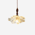 Dalie Suspension Lampe Lotus Pétales de Lotus en Résine Accents Dorés - Neutralighting