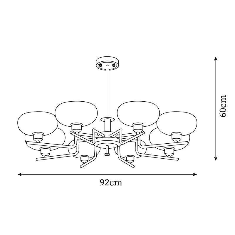 Nova Chandelier Moderne Bois Laiton - Neutralighting