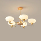 Nova Chandelier Moderne Bois Laiton - Neutralighting