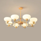 Nova Chandelier Moderne Bois Laiton - Neutralighting