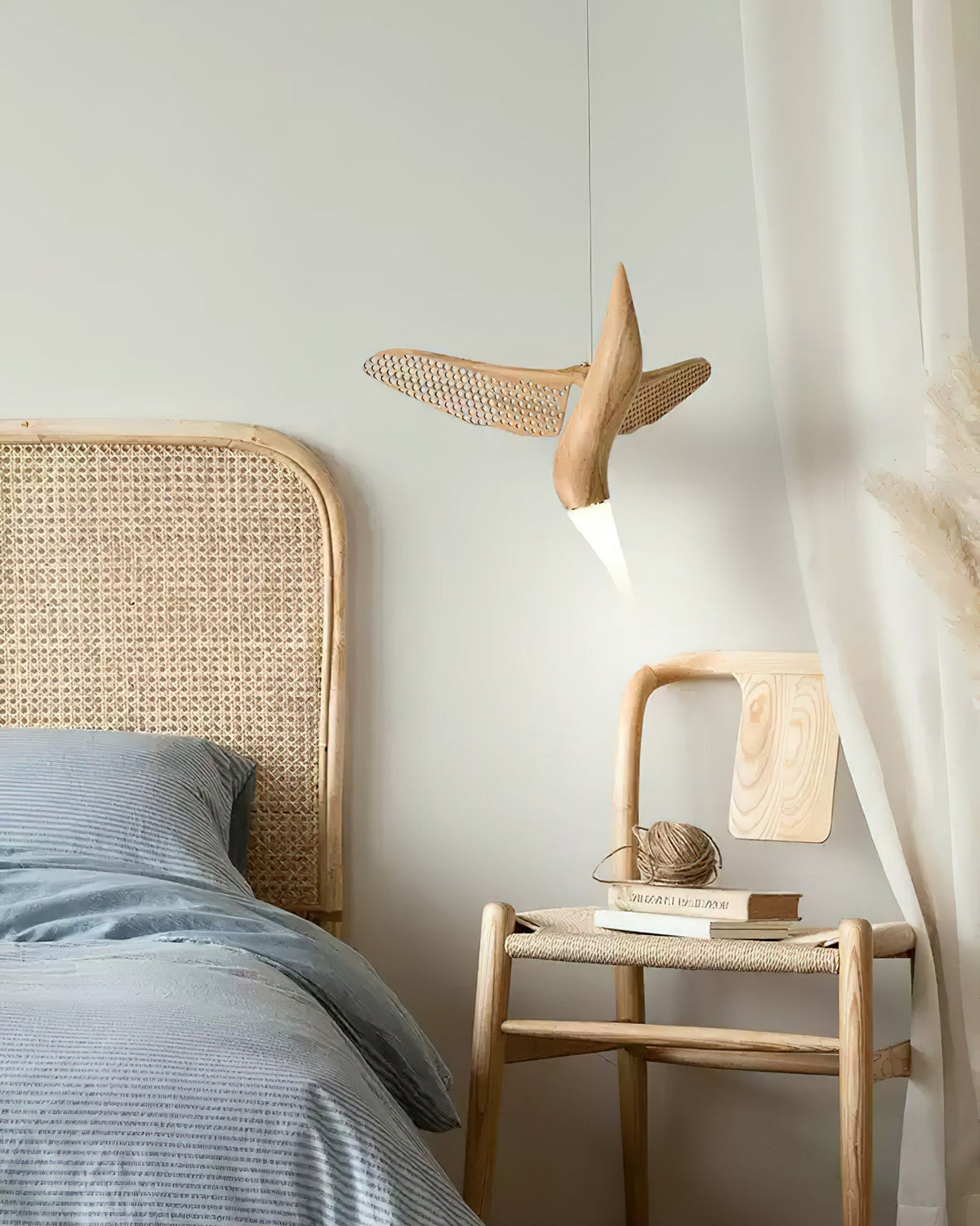 Elsilor Suspension Bois Inspirée des Oiseaux - Neutralighting