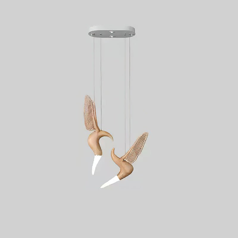 Elsilor Suspension Bois Inspirée des Oiseaux - Neutralighting