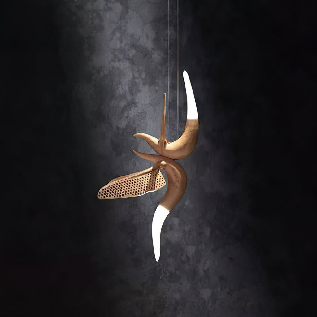 Elsilor Suspension Bois Inspirée des Oiseaux - Neutralighting