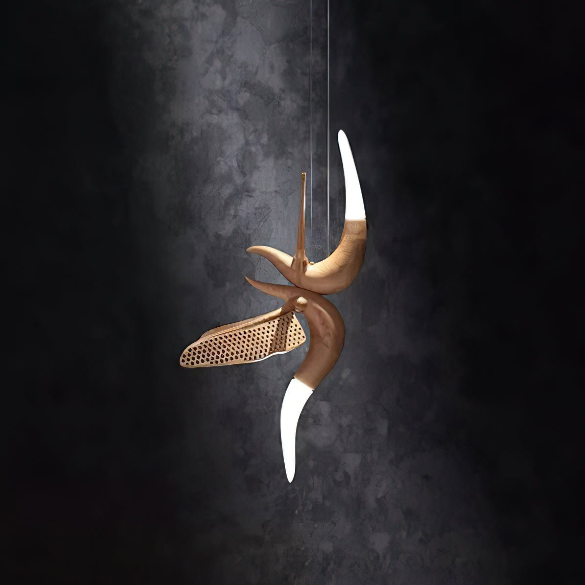Elsilor Suspension Bois Inspirée des Oiseaux - Neutralighting