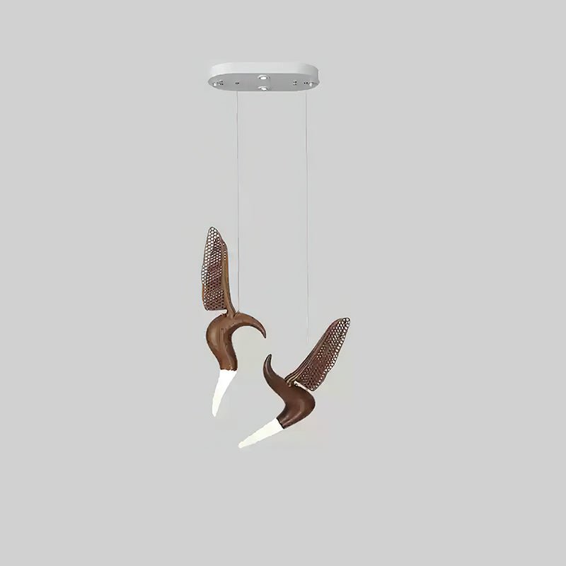 Elsilor Suspension Bois Inspirée des Oiseaux - Neutralighting
