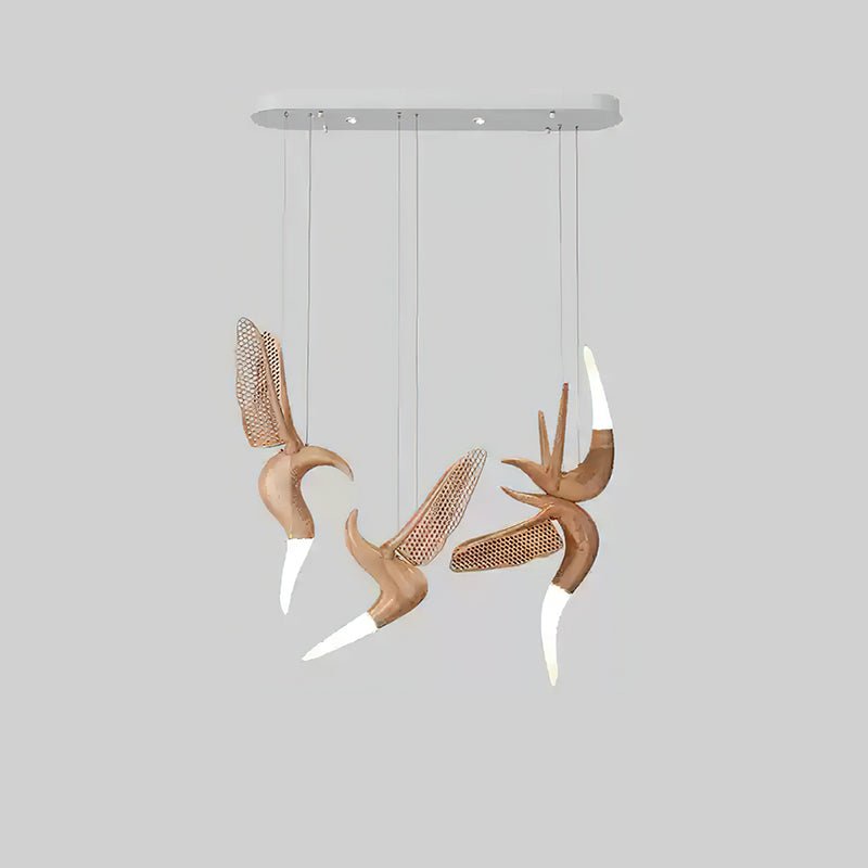 Elsilor Suspension Bois Inspirée des Oiseaux - Neutralighting