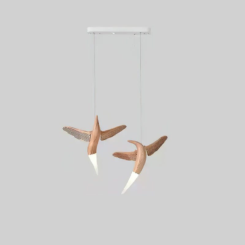 Elsilor Suspension Bois Inspirée des Oiseaux - Neutralighting