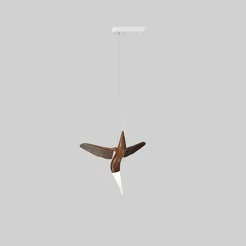 Elsilor Suspension Bois Inspirée des Oiseaux - Neutralighting