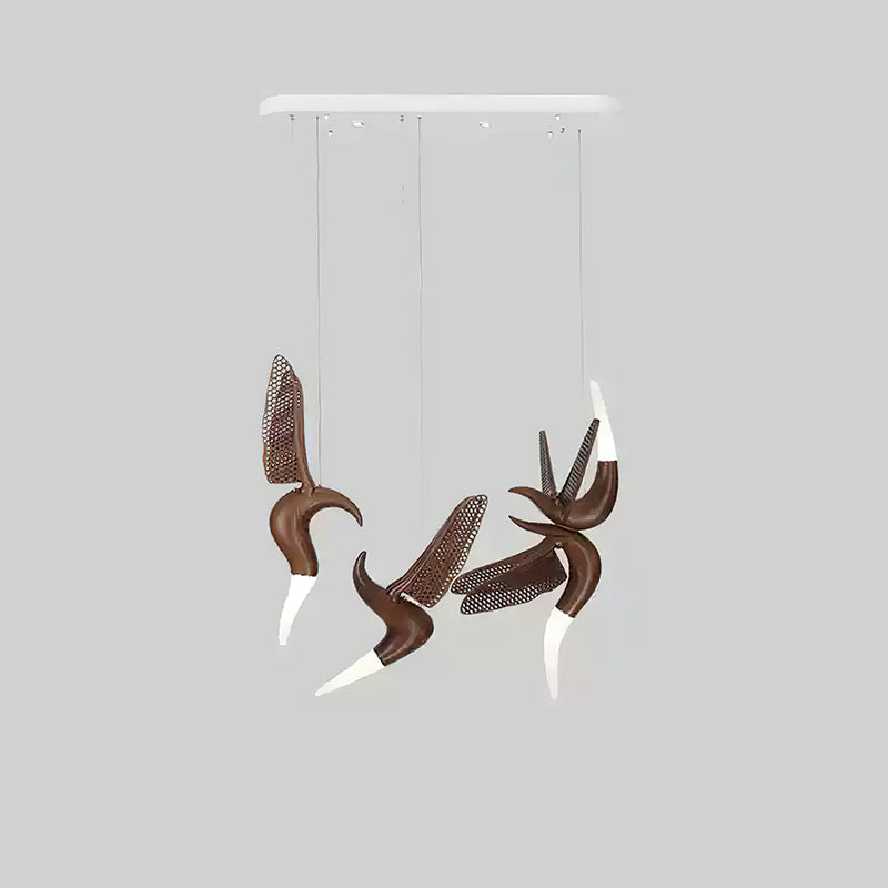 Elsilor Suspension Bois Inspirée des Oiseaux - Neutralighting