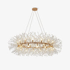 Lustra Chandelier Pissenlit Rond en Acier Inoxydable - Neutralighting