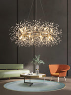 Lustra Chandelier Pissenlit Rond en Acier Inoxydable - Neutralighting