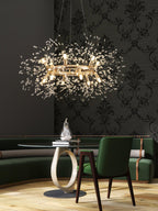 Lustra Chandelier Pissenlit Rond en Acier Inoxydable - Neutralighting
