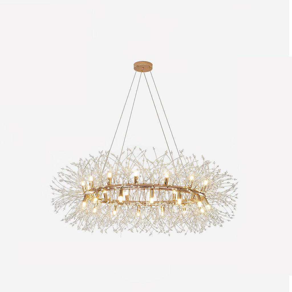 Lustra Chandelier Pissenlit Rond en Acier Inoxydable - Neutralighting