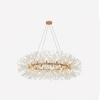 Lustra Chandelier Pissenlit Rond en Acier Inoxydable - Neutralighting