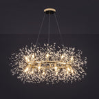 Lustra Chandelier Pissenlit Rond en Acier Inoxydable - Neutralighting