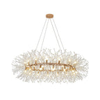 Lustra Chandelier Pissenlit Rond en Acier Inoxydable - Neutralighting