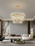 Lustra Chandelier Pissenlit Rond en Acier Inoxydable - Neutralighting