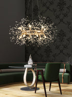 Lustra Chandelier Pissenlit Rond en Acier Inoxydable - Neutralighting