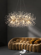 Lustra Chandelier Pissenlit Rond en Acier Inoxydable - Neutralighting
