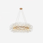 Lustra Chandelier Pissenlit Rond en Acier Inoxydable - Neutralighting