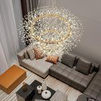 Lustra Chandelier Pissenlit Rond en Acier Inoxydable - Neutralighting