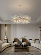 Lustra Chandelier Pissenlit Rond en Acier Inoxydable - Neutralighting