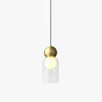 Solara Suspension en Laiton Verre Nordique Géométrique - Neutralighting