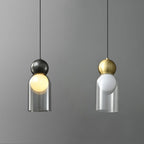 Solara Suspension en Laiton Verre Nordique Géométrique - Neutralighting