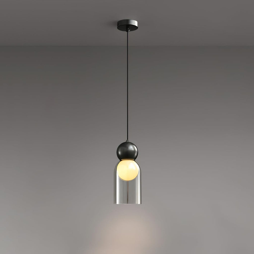 Solara Suspension en Laiton Verre Nordique Géométrique - Neutralighting