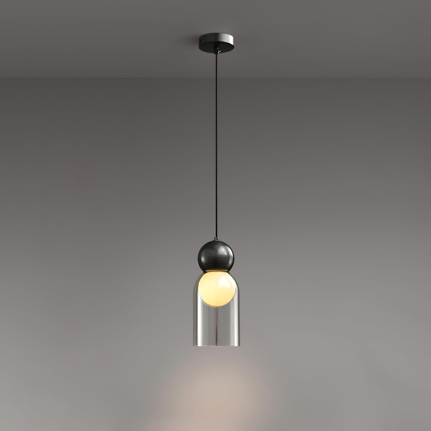 Solara Suspension en Laiton Verre Nordique Géométrique - Neutralighting