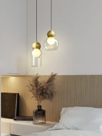 Solara Suspension en Laiton Verre Nordique Géométrique - Neutralighting