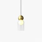 Solara Suspension en Laiton Verre Nordique Géométrique - Neutralighting