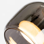 June Suspension Luminaire Design Verre Gris Fumé - Neutralighting