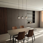 June Suspension Luminaire Design Verre Gris Fumé - Neutralighting