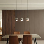 June Suspension Luminaire Design Verre Gris Fumé - Neutralighting
