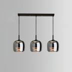 June Suspension Luminaire Design Verre Gris Fumé - Neutralighting