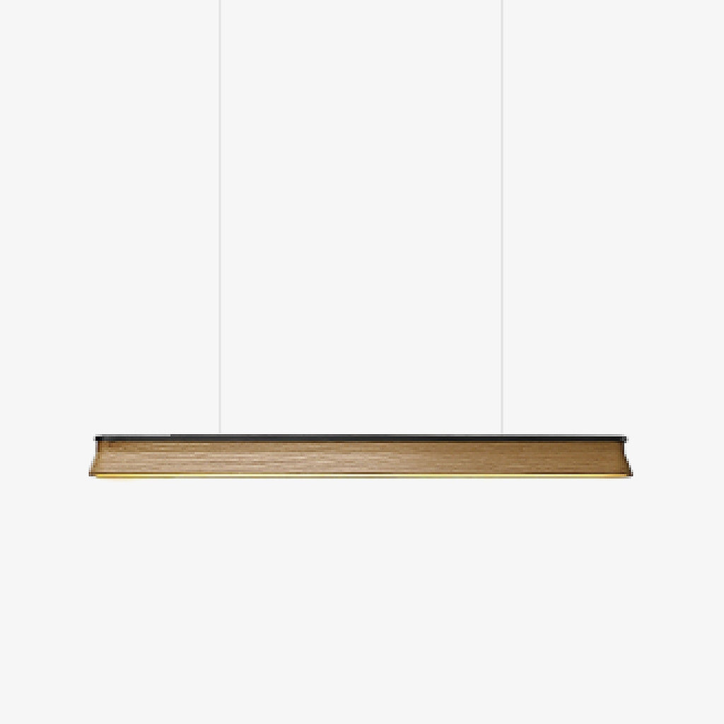 Lustra Suspension Lampe Poutre en Bois Minimaliste - Neutralighting