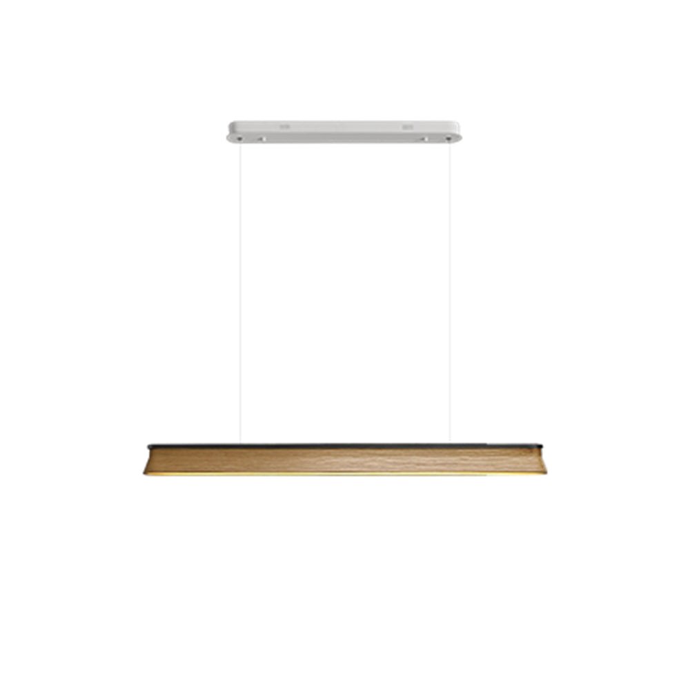 Lustra Suspension Lampe Poutre en Bois Minimaliste - Neutralighting
