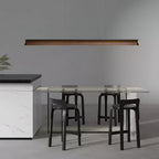 Lustra Suspension Lampe Poutre en Bois Minimaliste - Neutralighting