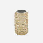 Danya Lampe Extérieure Cylindre en Rattan Solaire - Neutralighting