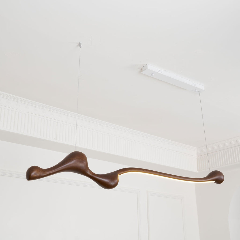 Solarace Lampe à suspension rétro en bois - Neutralighting