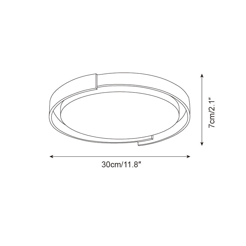 Juvio Plafonnier Rond Minimaliste en Travertin - Neutralighting
